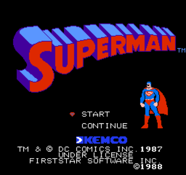 スーパーマン（ファミリーコンピュータ版） ～スーパーマン生誕５０周年に登場した記念碑的ゲーム作品